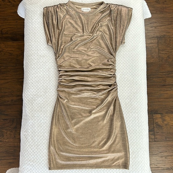 Lovers+Friends Gold Simmer Rosie Mini Dress - Picture 4 of 17
